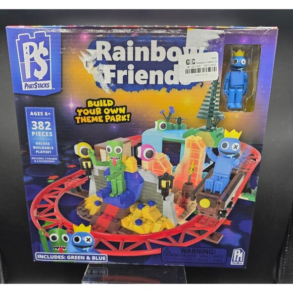 Rainbow Friends Deluxe Buildable Playset 382 Pieces Ages 6+ With Blue & Green - Picture 1 of 5